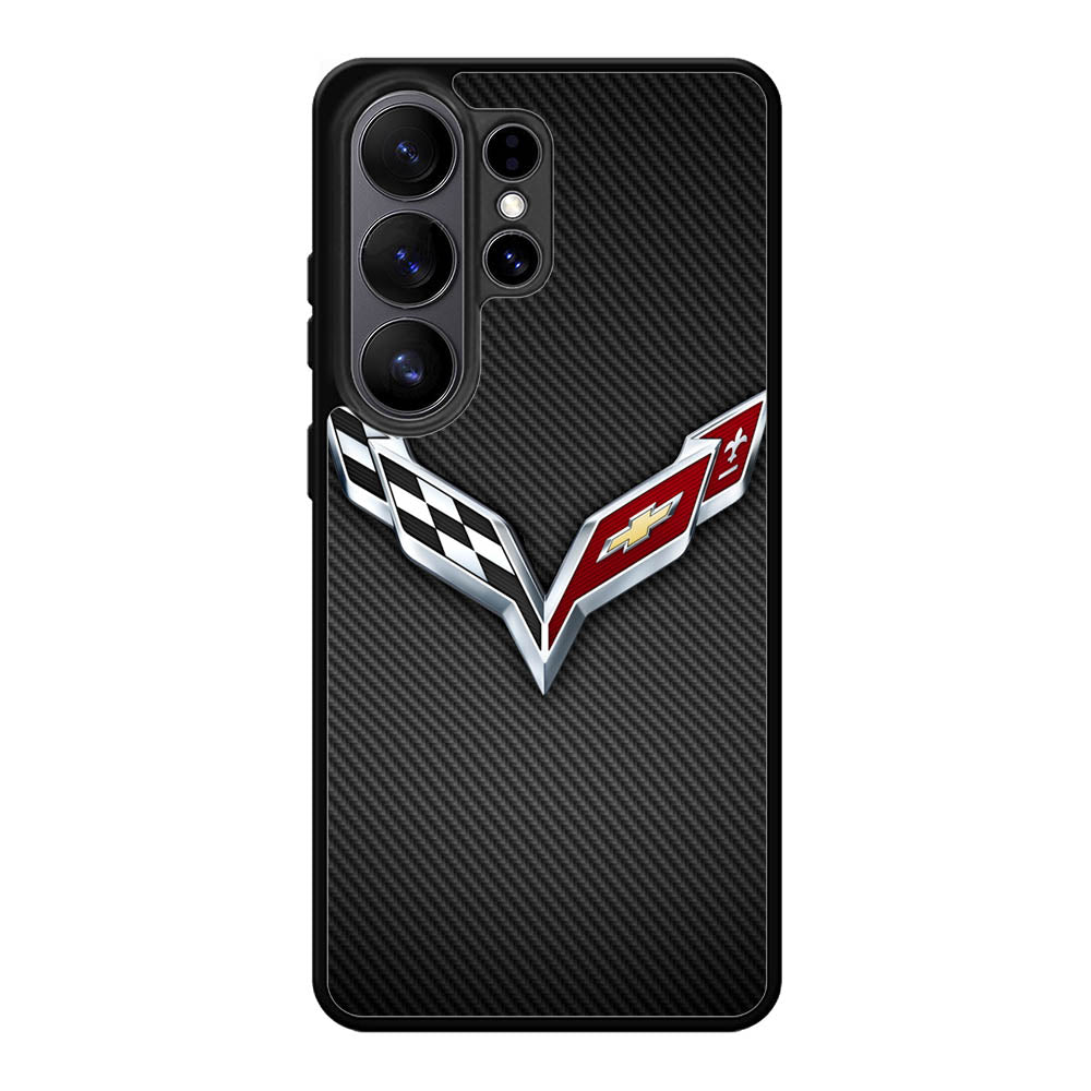 Corvette Logo 1st Samsung Galaxy S26 Plus Case