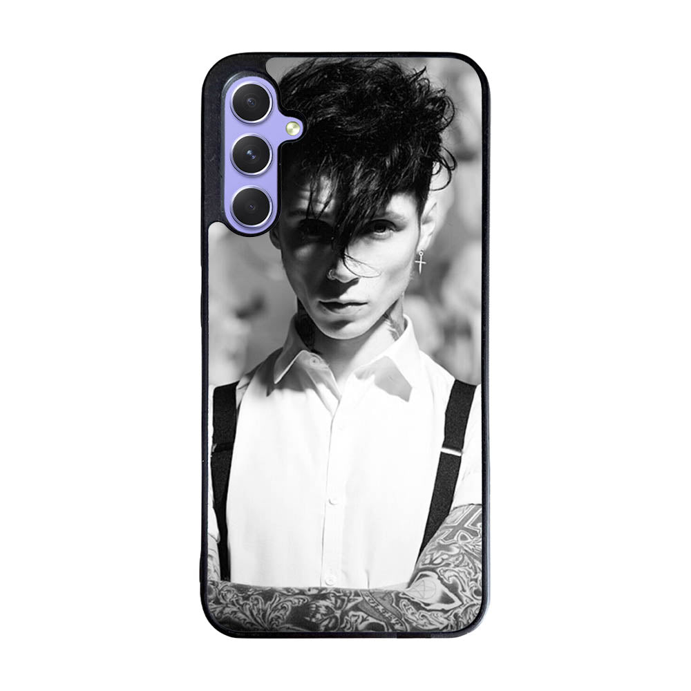 Andy Black Monochrome Case Samsung Galaxy A35 5G BC2235