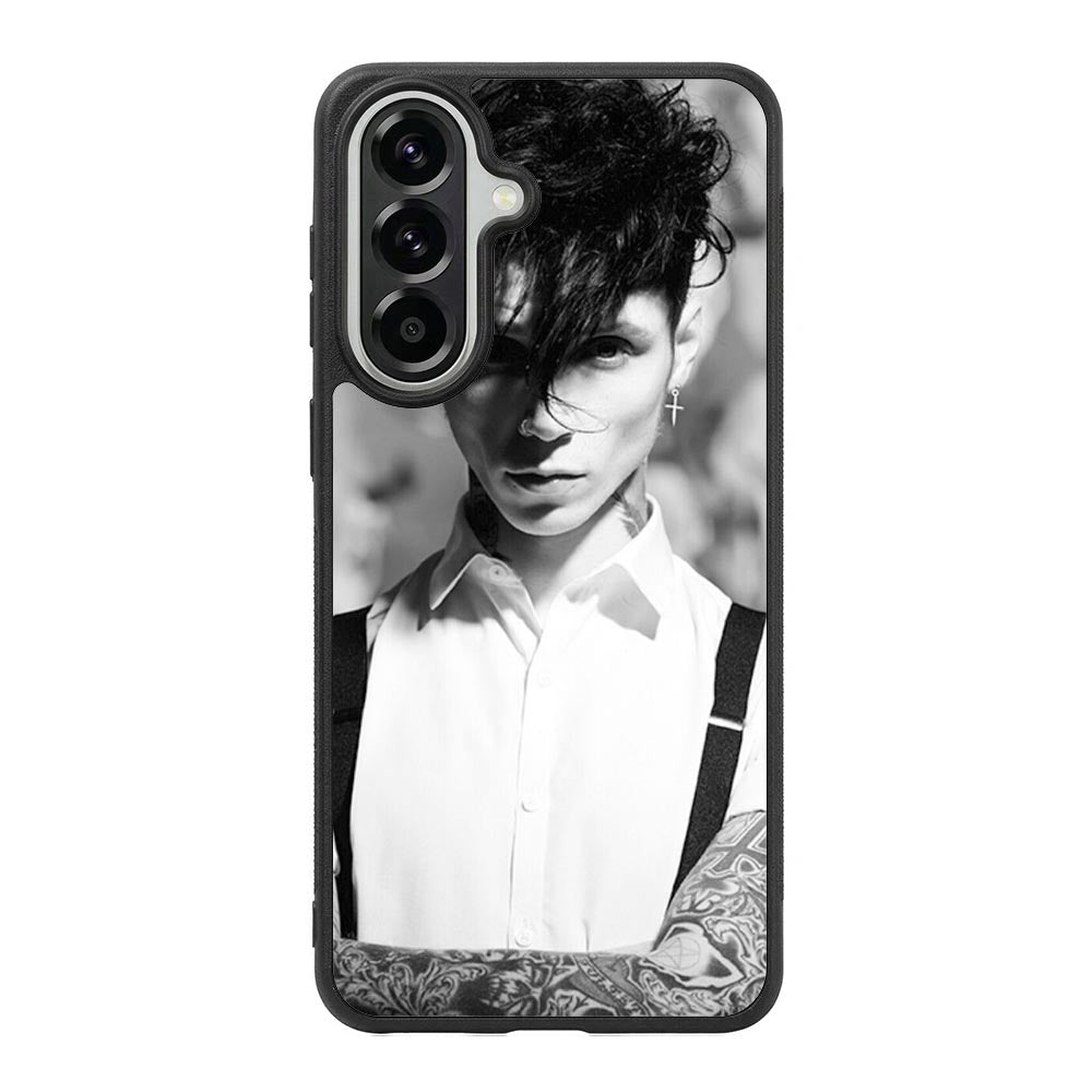 Andy Black Monochrome Samsung Galaxy A57 Case BC2235