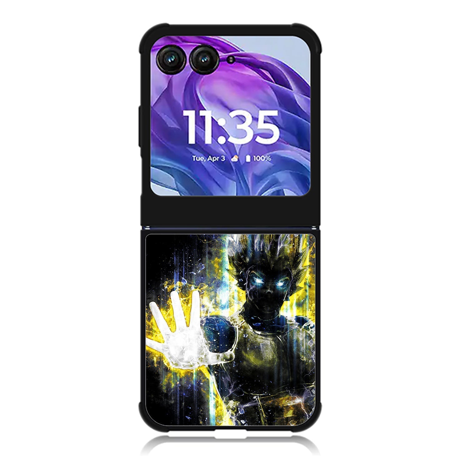 Dragon Ball Z Vegeta Bad Man Saiyan Prince Motorola Moto Razr 2024 , Moto Razr 50 Case FE2206