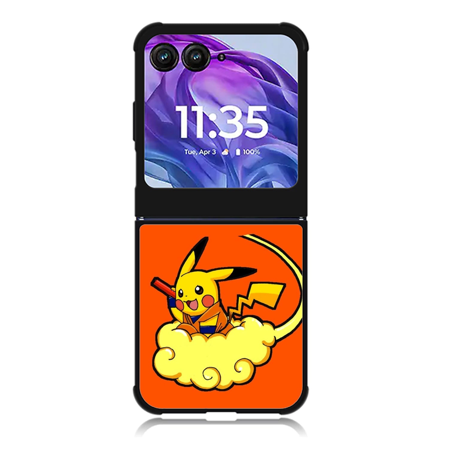 Pikachu Pokemon Goku Dragon Ball Z Motorola Moto Razr 2024 , Moto Razr 50 Case FE2115