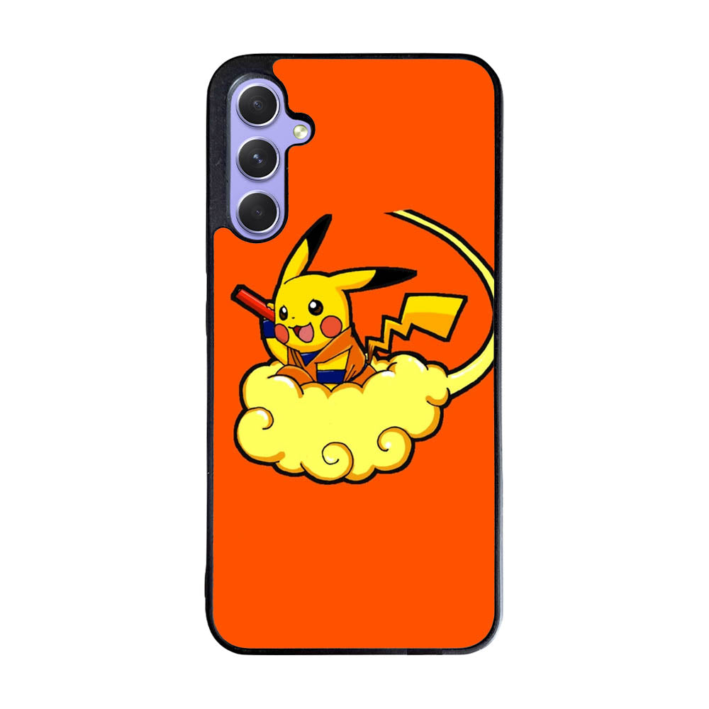 Pikachu Pokemon Goku Dragon Ball Z Case Samsung Galaxy A35 5G BC2115