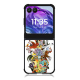 Pokemon All Stars Motorola Moto Razr Plus 2025/2024 Case, Moto Razr 50 Ultra 5G BC2019