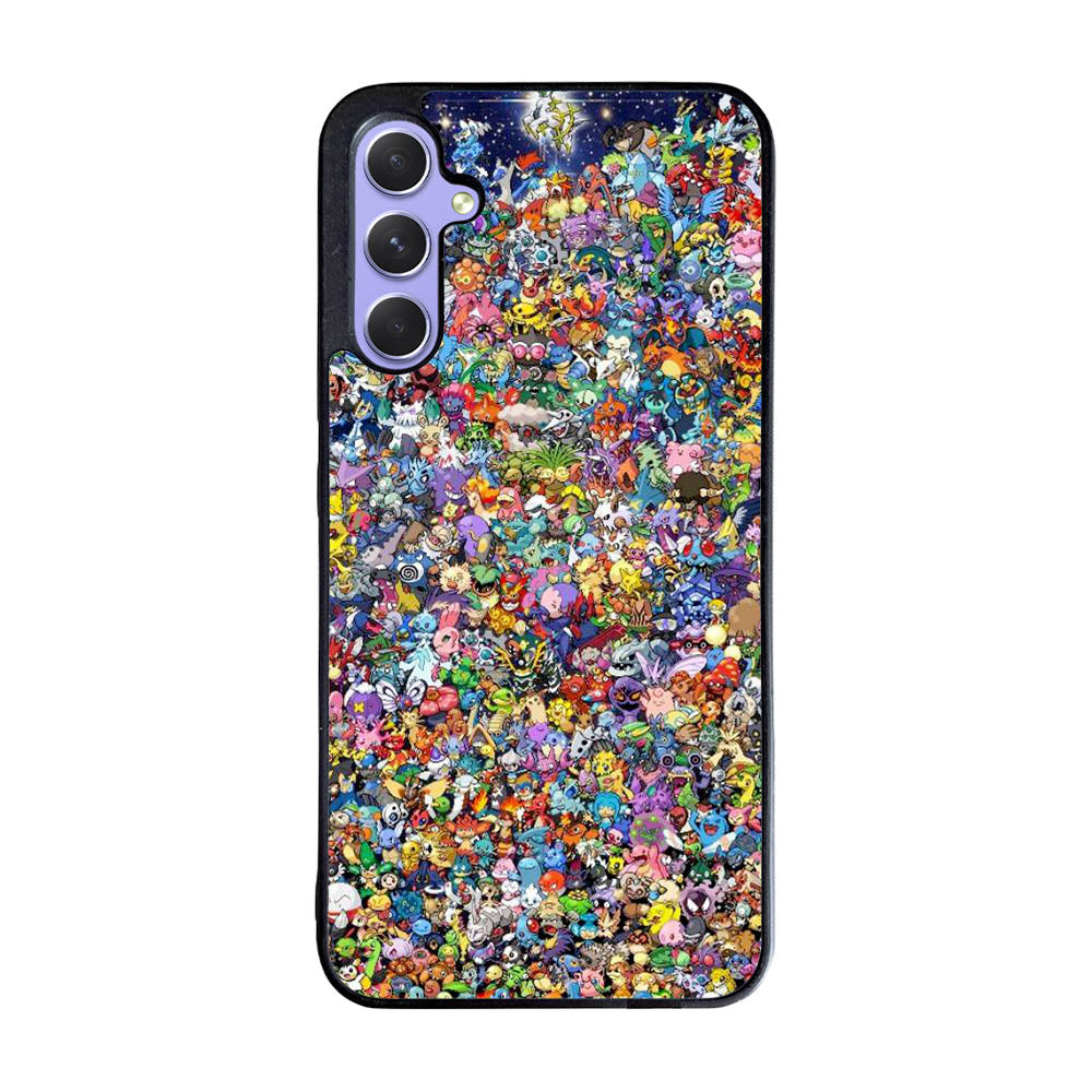 Pokemon Collage Case Samsung Galaxy A35 5G BC2020