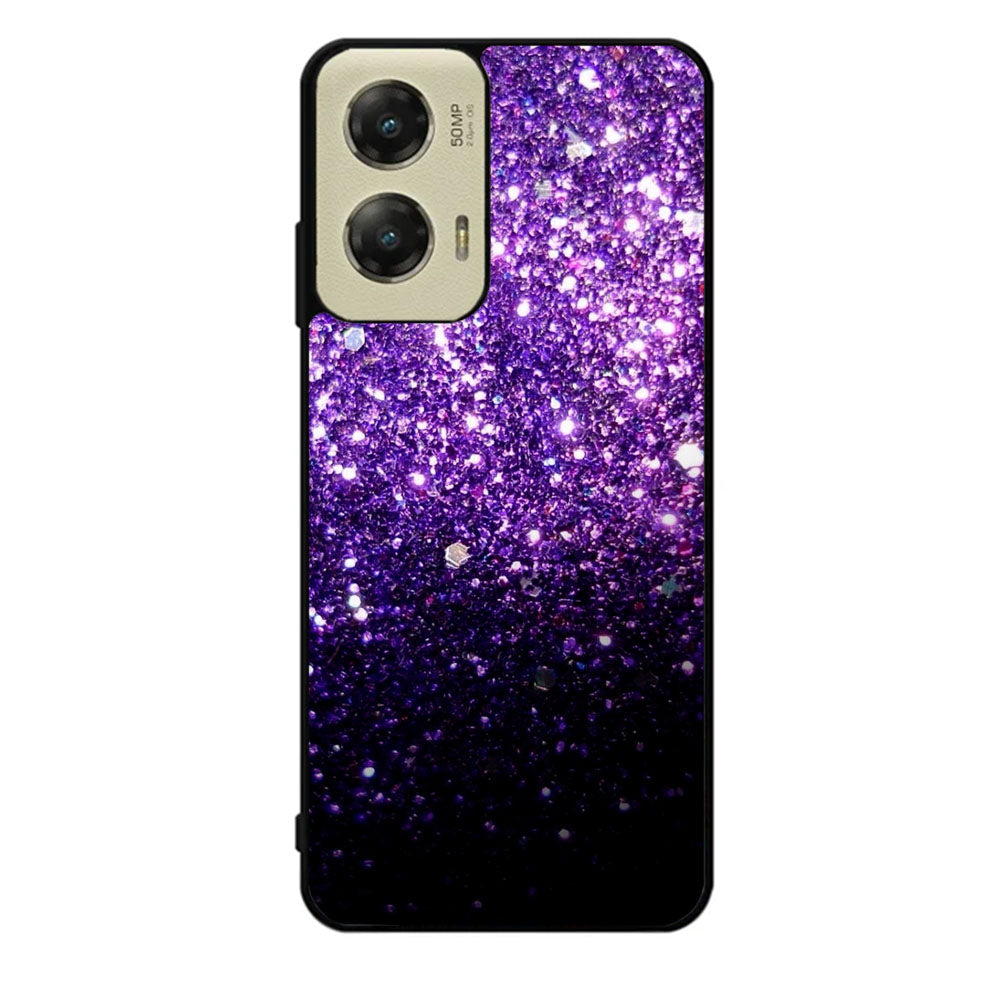 Purple Sparkling Glitter Case Motorola Moto G Stylus 2024 5G BC2032