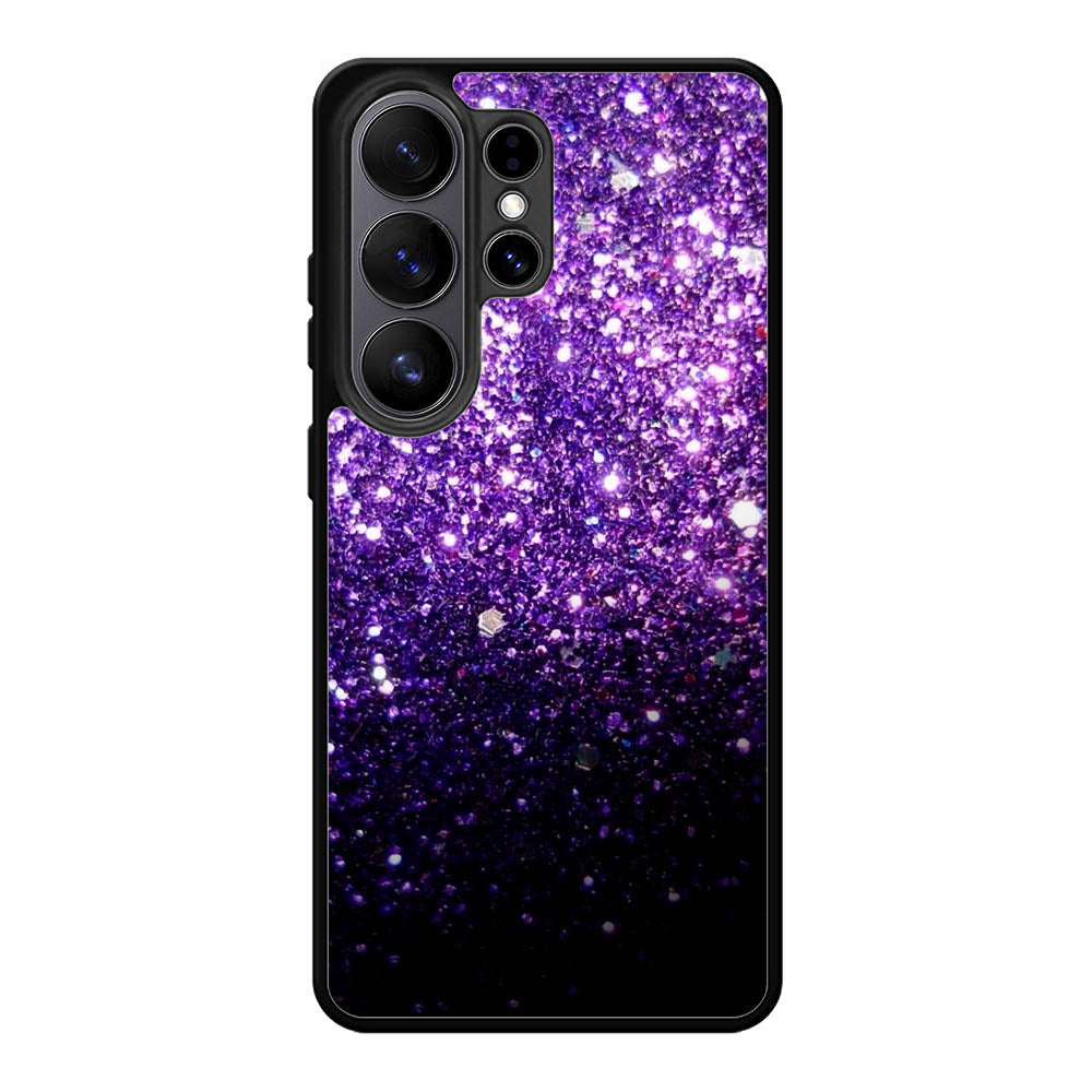 Purple Sparkling Glitter Samsung Galaxy S26 Ultra Case BC2032