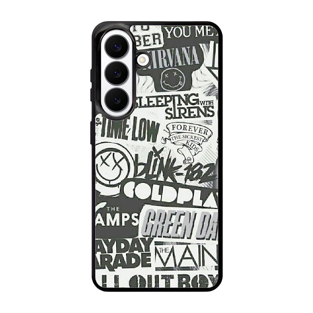 Rock Bands Tumblr Collage Samsung Galaxy S26 Case BC2047