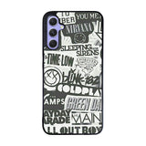 Rock Bands Tumblr Collage Case Samsung Galaxy A35 5G BC2047