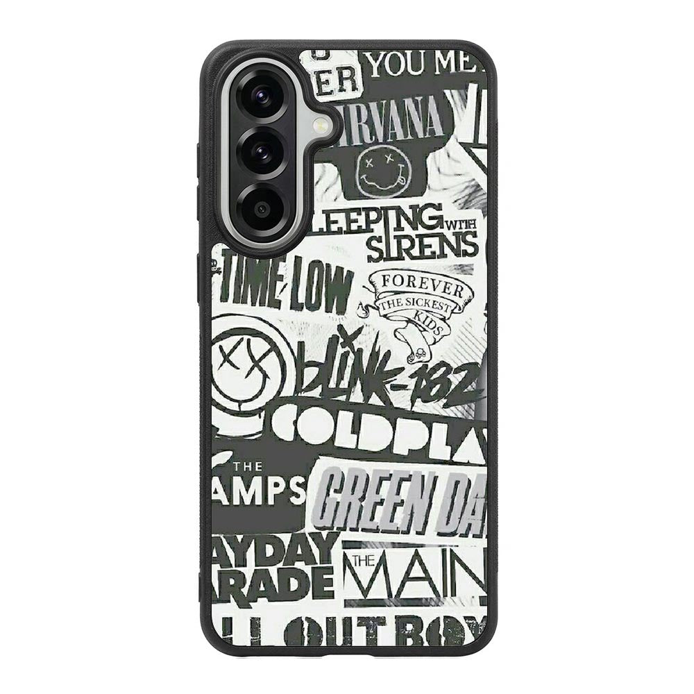 Rock Bands Tumblr Collage Samsung Galaxy A57 Case BC2047