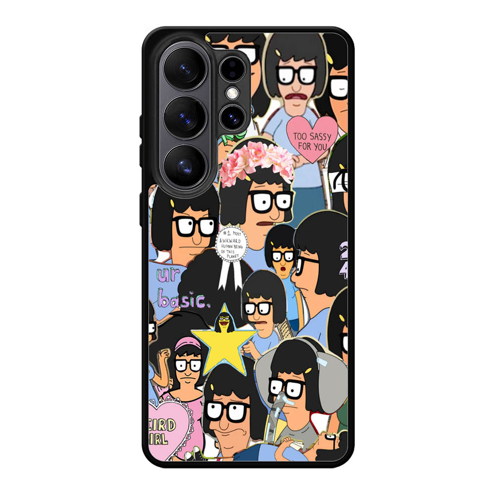 Tina Belcher Collage Bob's Burgers Samsung Galaxy S26 Ultra Case BC2013