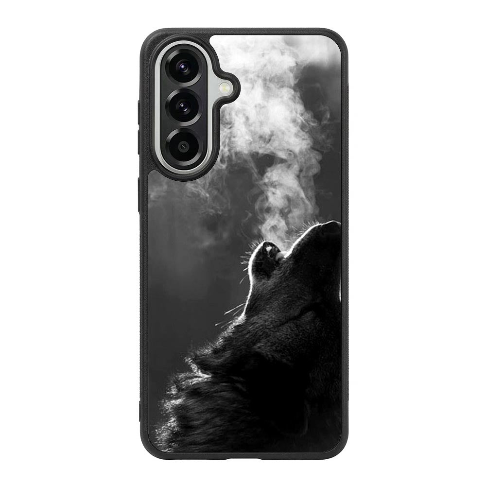 Wolf Howling Smoke Samsung Galaxy A57 Case BC1981