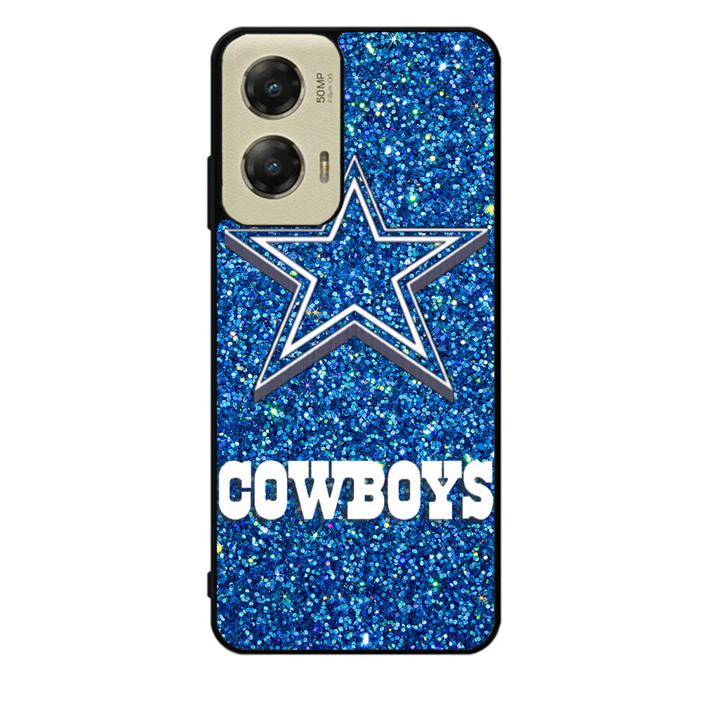 Dallas Cowboys Sparkling Glitter Case Motorola Moto G Stylus 2024 5G BC2191