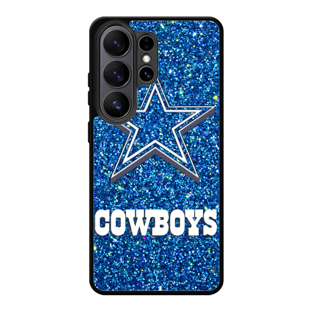 Dallas Cowboys Sparkling Glitter Samsung Galaxy S26 Plus Case