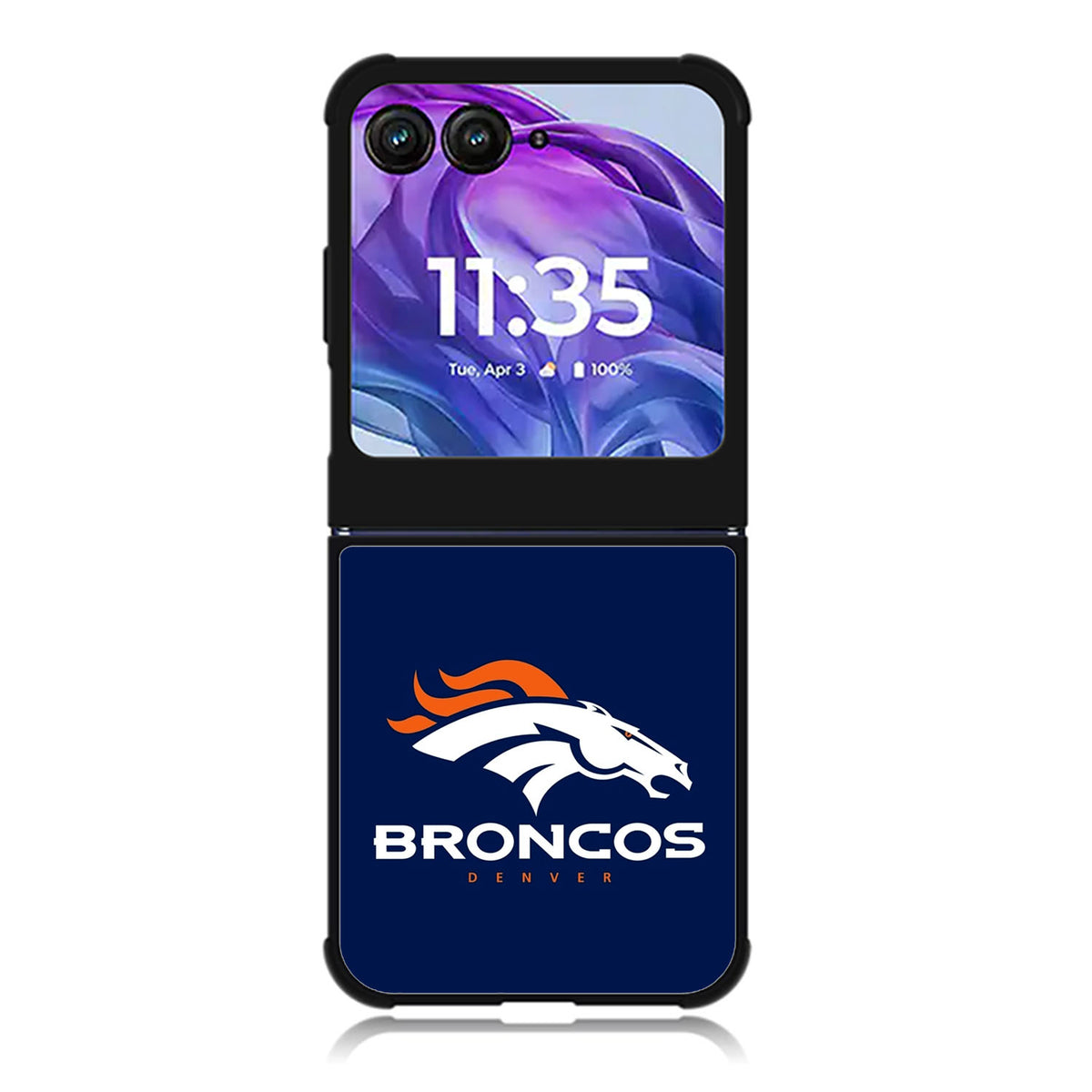 Denver Broncos Logo Motorola Moto Razr Plus 2025/2024 Case, Moto Razr 50 Ultra 5G BC2195