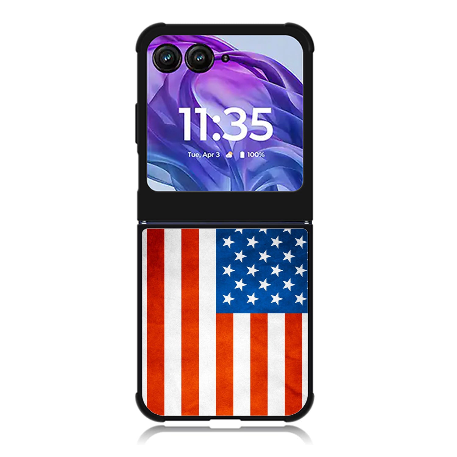 American Flag Motorola Moto Razr Plus 2025/2024 Case, Moto Razr 50 Ultra 5G BC1967