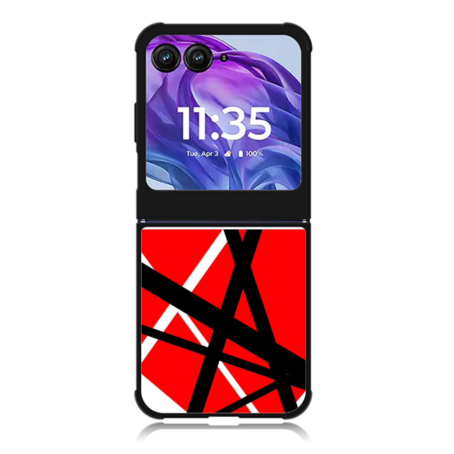 Eddie Van Halen The Frankenstrat Guitar Motorola Moto Razr Plus 2025/2024 Case, Moto Razr 50 Ultra 5G BC2212