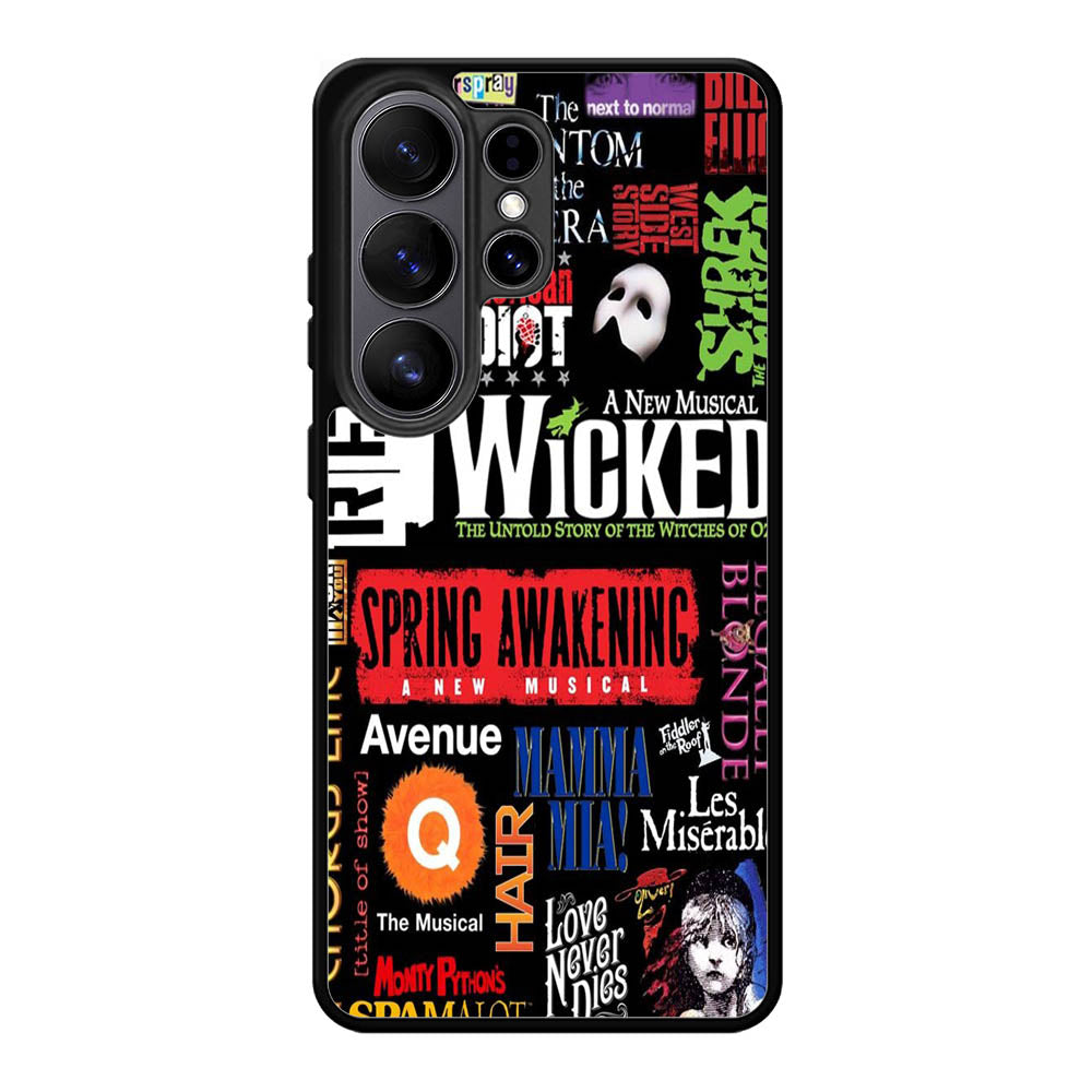Broadway Musical Collage Samsung Galaxy S26 Ultra Case BC2263