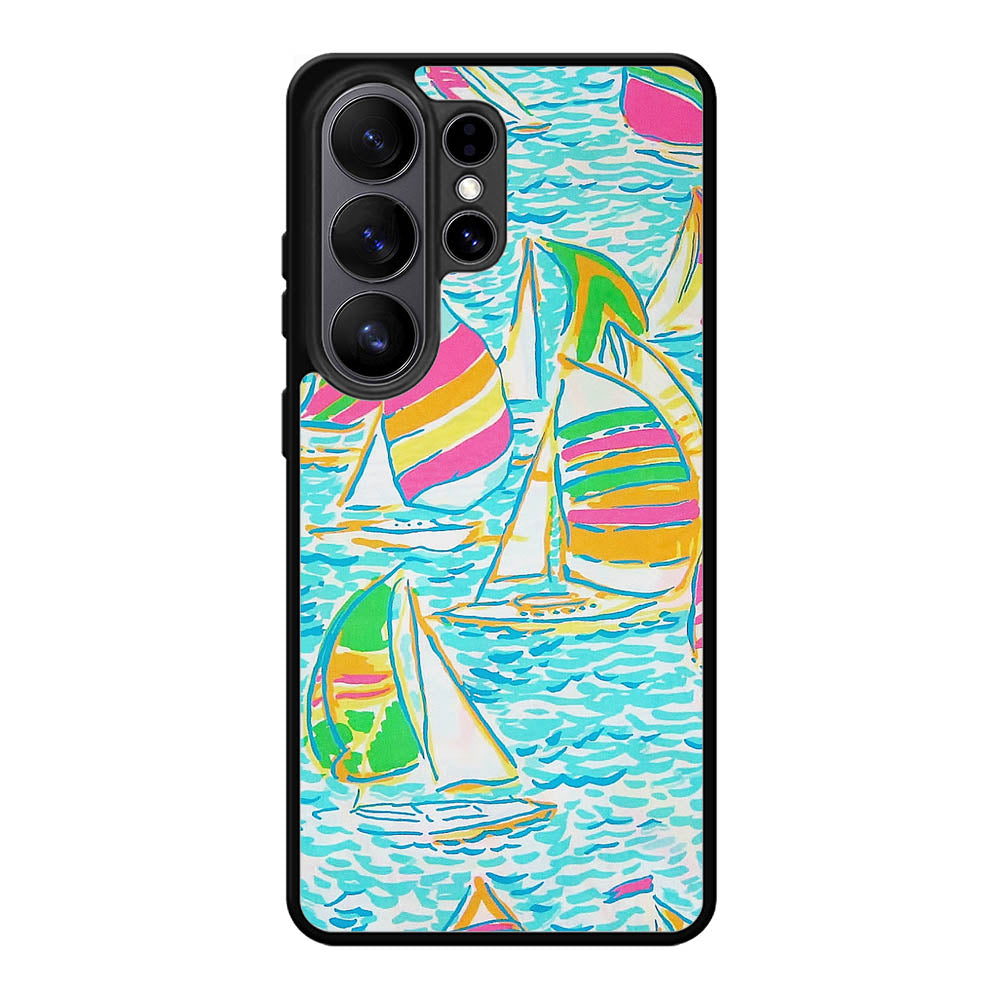 Lilly Pulitzer Sailboat Samsung Galaxy S26 Ultra Case BC2169
