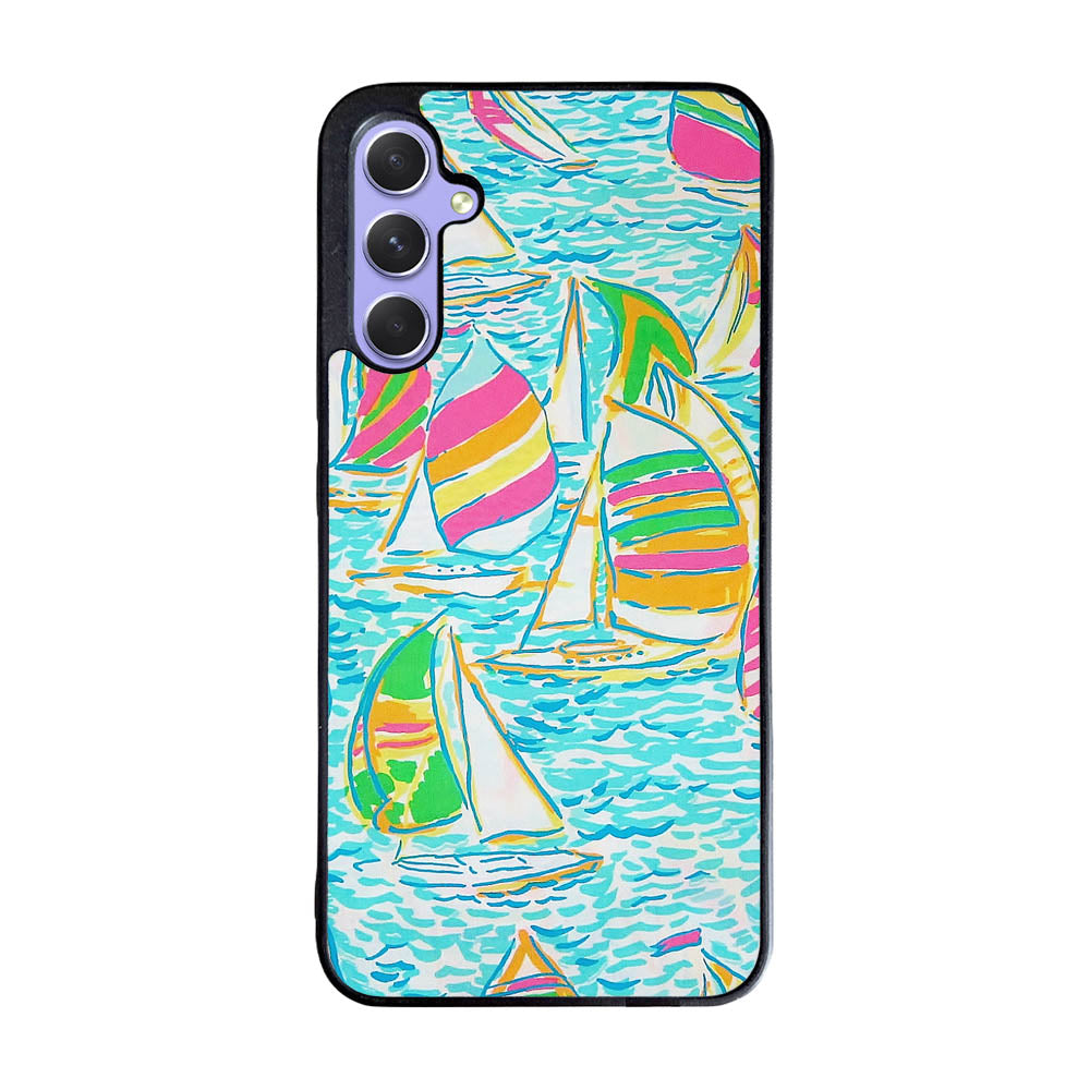 Lilly Pulitzer Sailboat Case Samsung Galaxy A35 5G BC2169