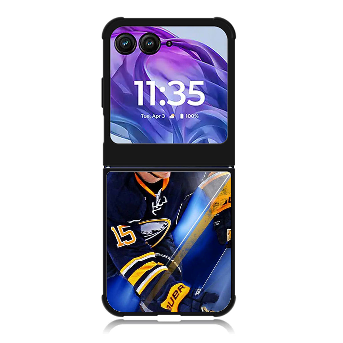Jack Eichel Buffalo Sabres NHL Motorola Moto Razr Plus 2025/2024 Case, Moto Razr 50 Ultra 5G BC2145