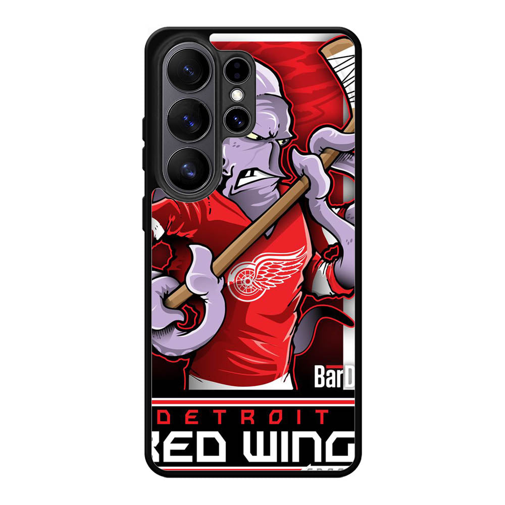 NHL Cartoon Mascout Detroit Red Wings Samsung Galaxy S26 Ultra Case BC2089