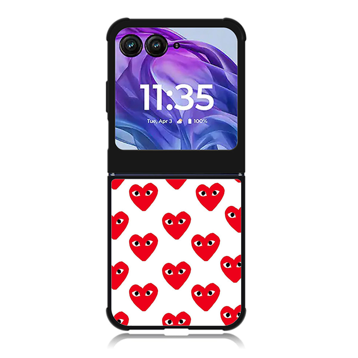 Comme Des Garcons Motorola Moto Razr Plus 2025/2024 Case, Moto Razr 50 Ultra 5G BC2185