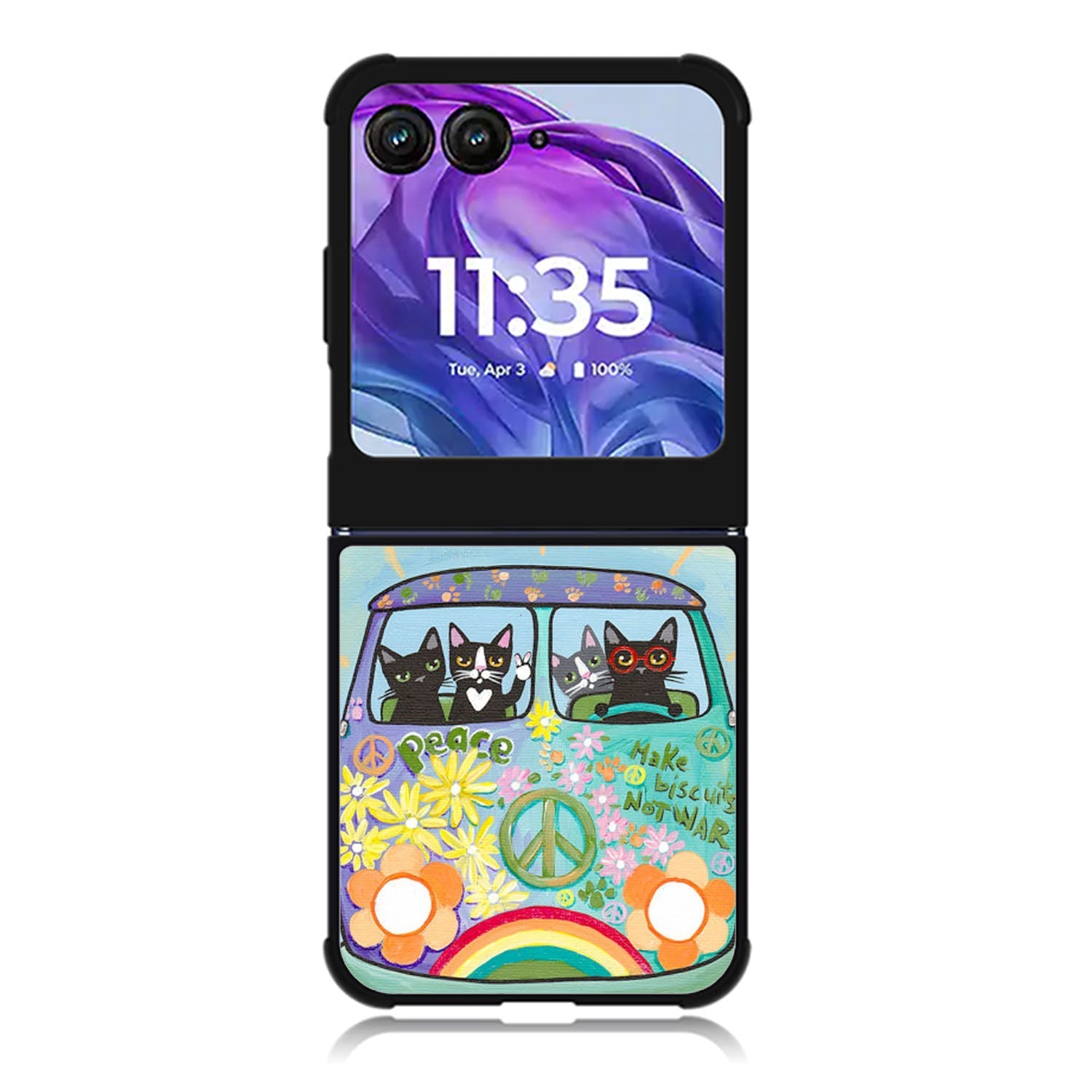 Hippie Cats Road Trip! Motorola Moto Razr 2024 , Moto Razr 50 Case FE2137