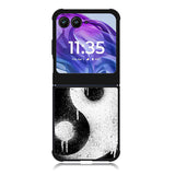 Yin Yang Spray Paint Motorola Moto Razr 2024 , Moto Razr 50 Case FE1974