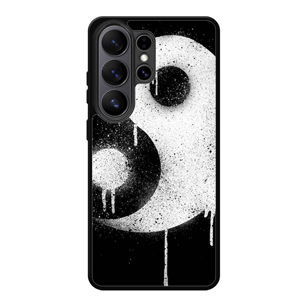 Yin Yang Spray Paint Samsung Galaxy S26 Ultra Case BC1974