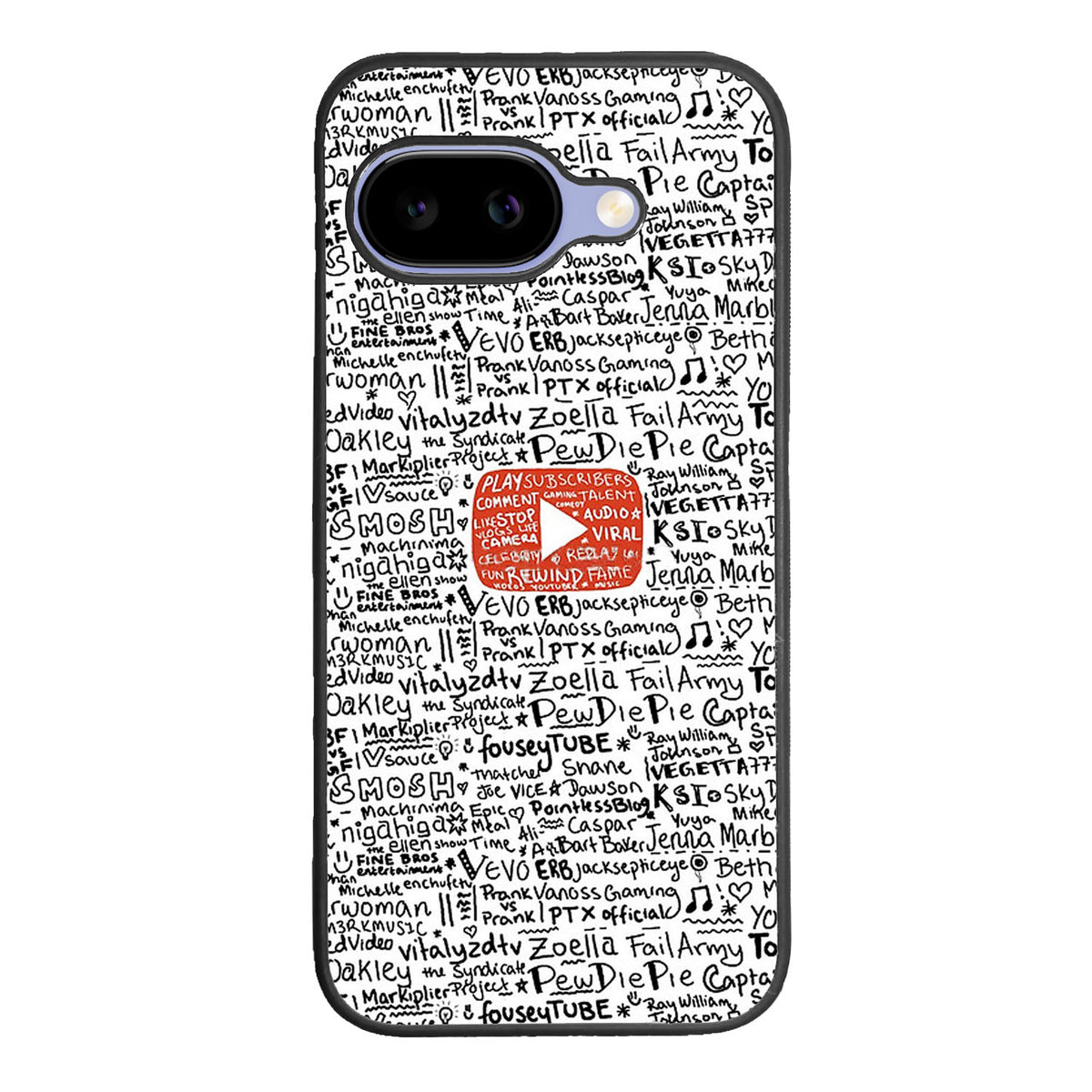 Youtube Art Prints Case Google Pixel 9A BC1975
