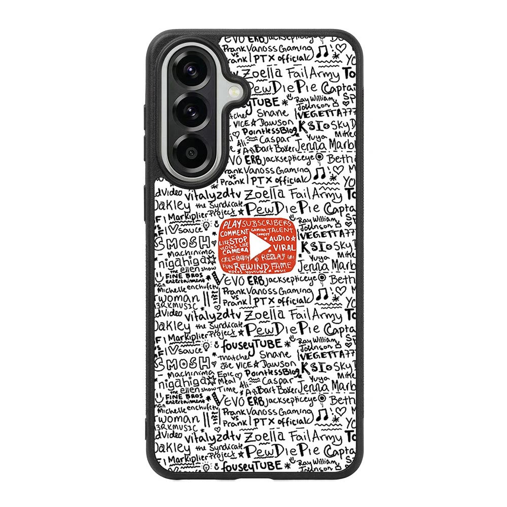Youtube Art Prints Samsung Galaxy A57 Case BC1975