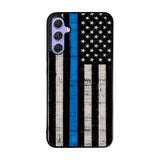 Police Blue Line Flag Case Samsung Galaxy A55 5G BC2025