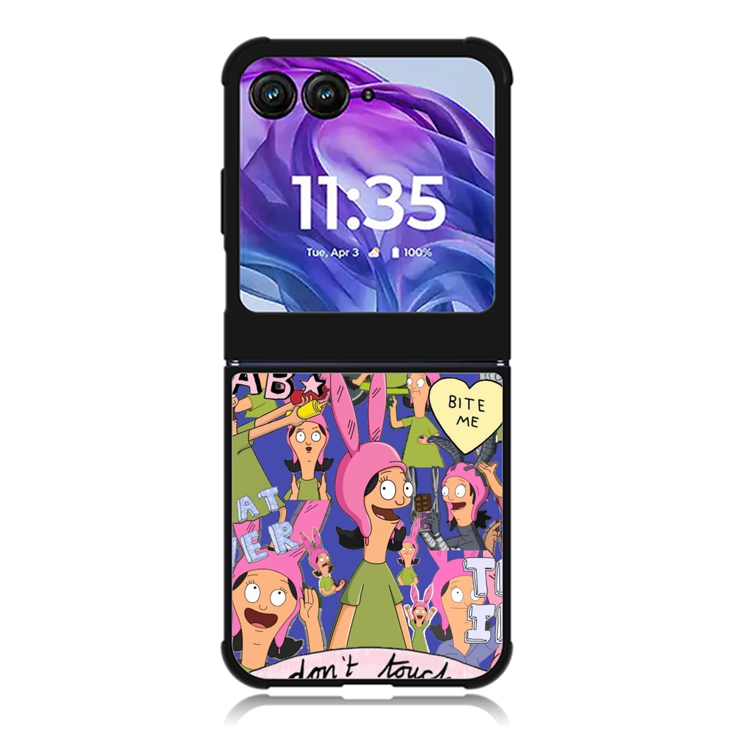 Bob's Burger Louise Belcher Motorola Moto Razr 2024 , Moto Razr 50 Case FE2258