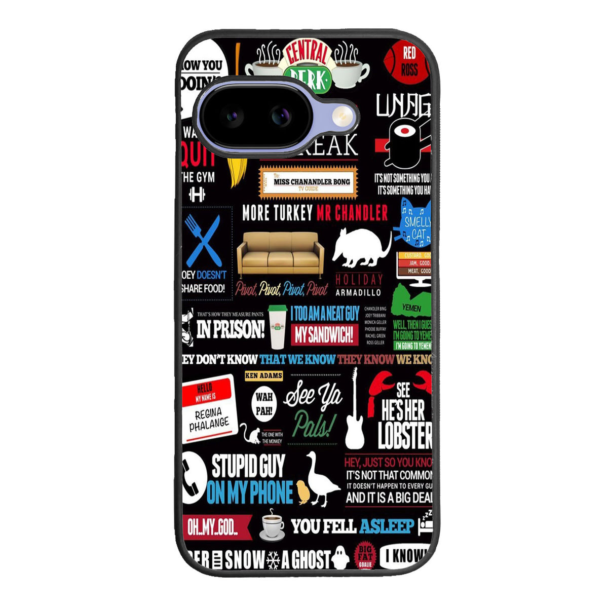 Friends TV Art Quote Cute Parody Case Google Pixel 9A BC2217