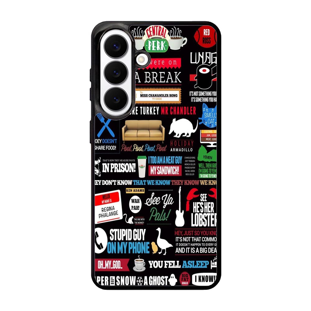 Friends TV Art Quote Cute Parody Samsung Galaxy S26 Case BC2217