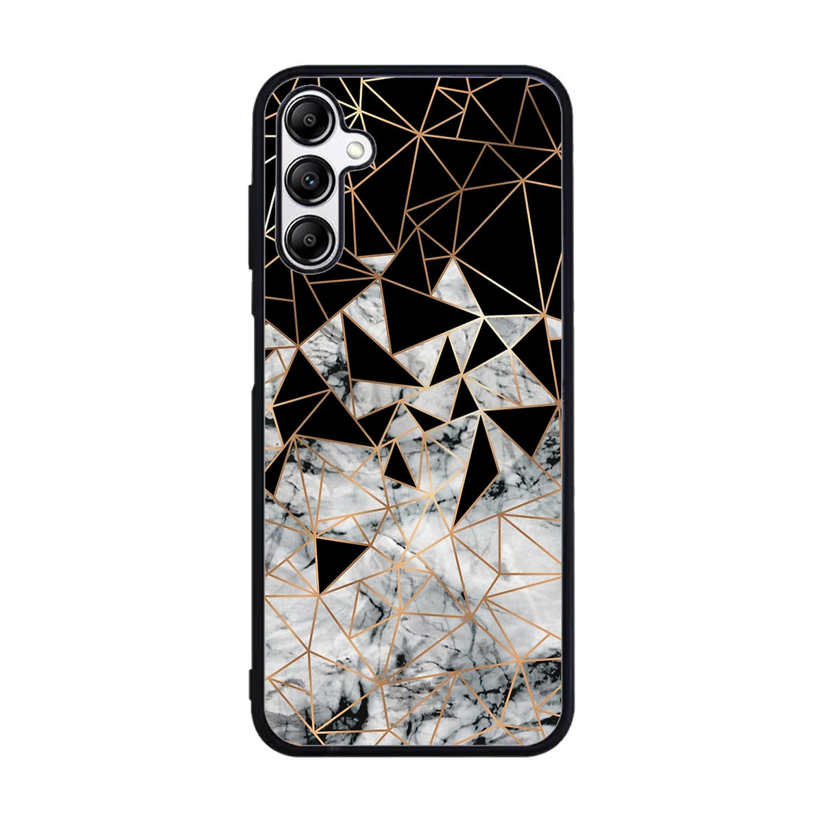 Marble Polygon Pattern Case Samsung Galaxy A15 BC2060