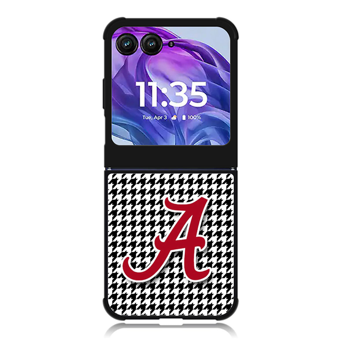 Alabama Houndstooth Crimson Tide Motorola Moto Razr Plus 2025/2024 Case, Moto Razr 50 Ultra 5G BC2276