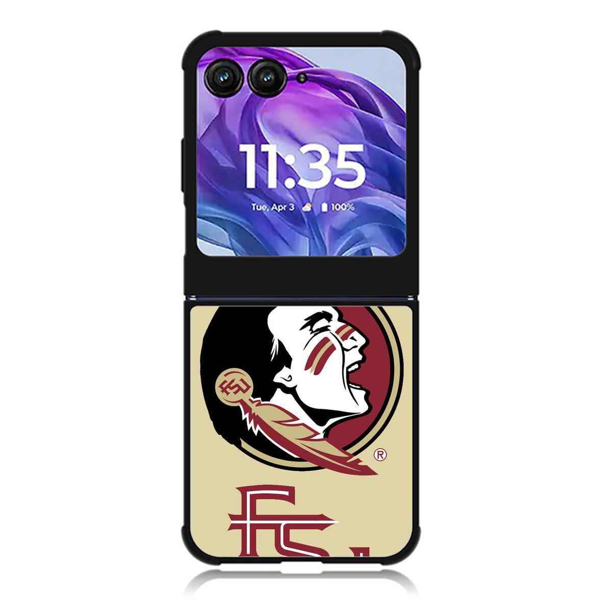 Florida State FSU Seminoles Motorola Moto Razr Plus 2025/2024 Case, Moto Razr 50 Ultra 5G BC2215