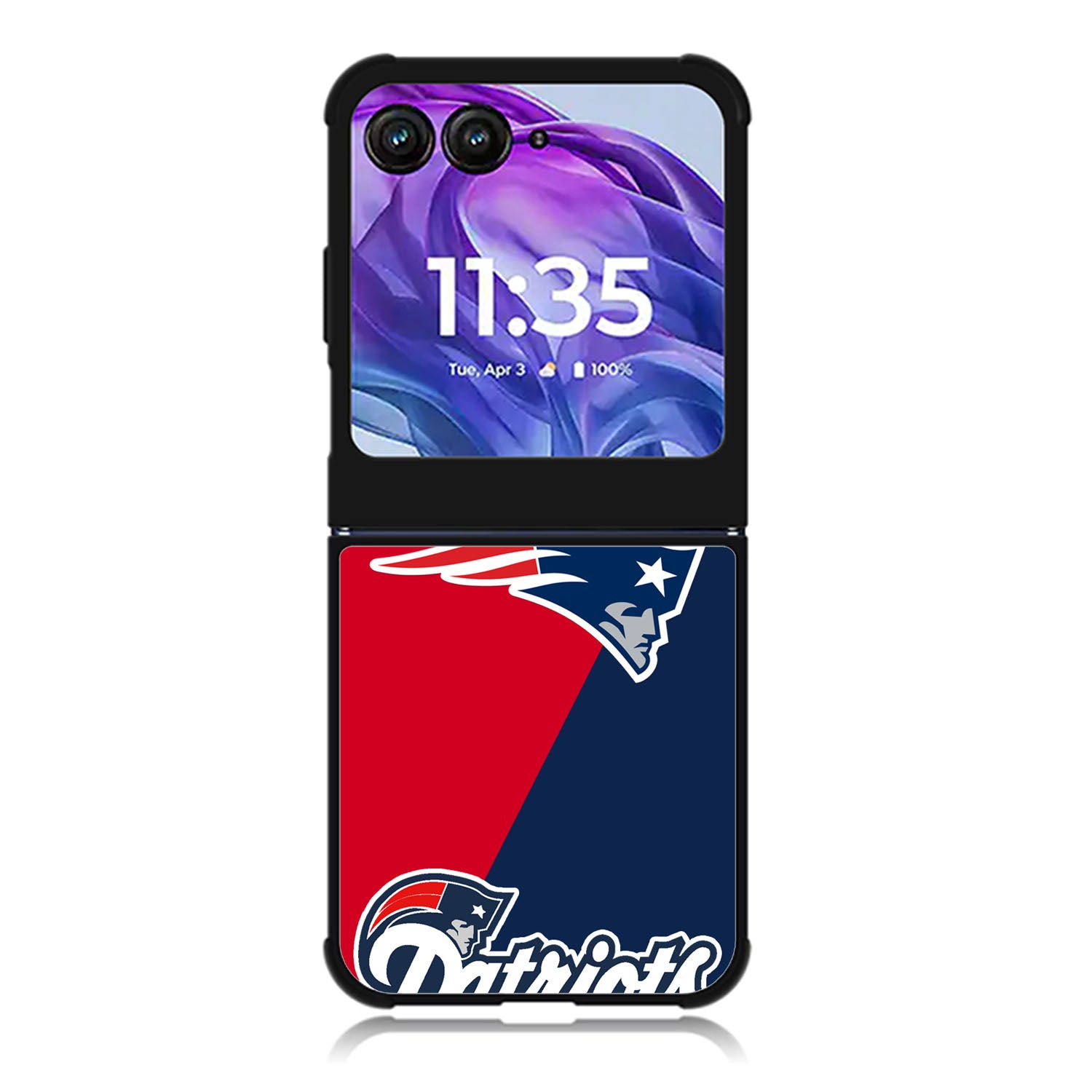 New England Patriots Motorola Moto Razr 2024 , Moto Razr 50 Case FE2083