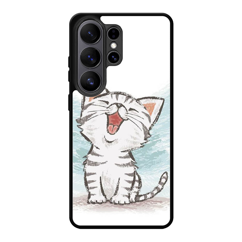 American Shorthair Happy Cat Samsung Galaxy S26 Ultra Case BC2231