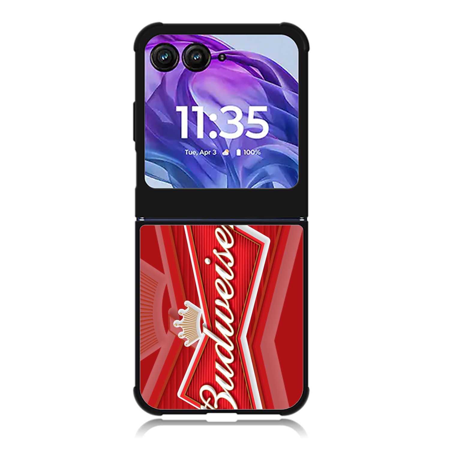 Budweiser Motorola Moto Razr Plus 2025/2024 Case, Moto Razr 50 Ultra 5G BC2271