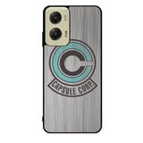 Capsule Corp Metal Logo Dragon Ball Z Case Motorola Moto G Stylus 2024 5G BC2176