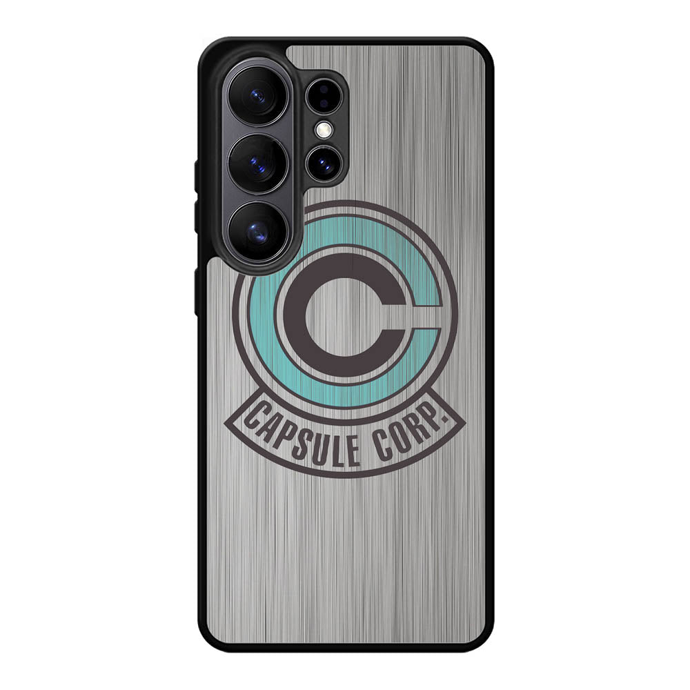 Capsule Corp Metal Logo Dragon Ball Z Samsung Galaxy S26 Ultra Case BC2176