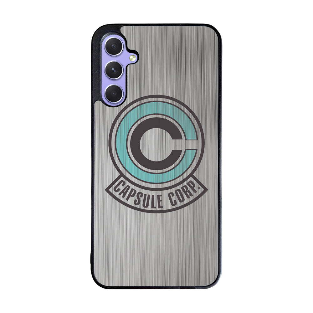 Capsule Corp Metal Logo Dragon Ball Z Case Samsung Galaxy A55 5G BC2176