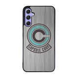 Capsule Corp Metal Logo Dragon Ball Z Case Samsung Galaxy A55 5G BC2176