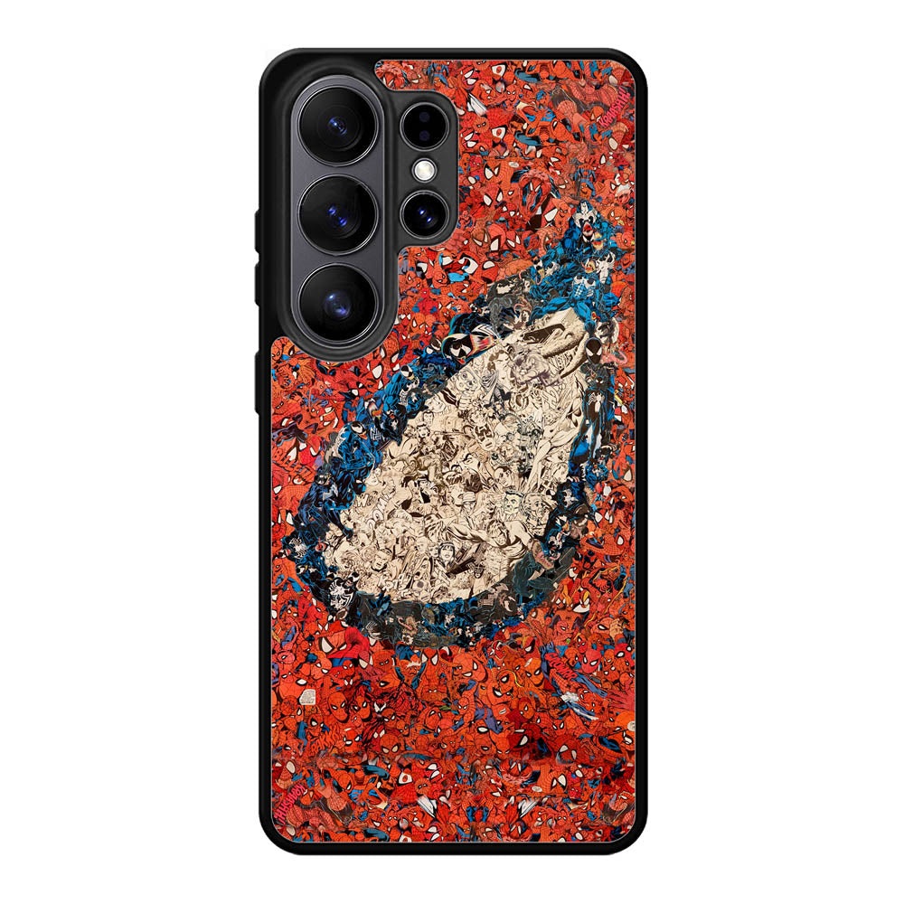 Spiderman Eye Collage Marvel Avengers Samsung Galaxy S26 Plus Case