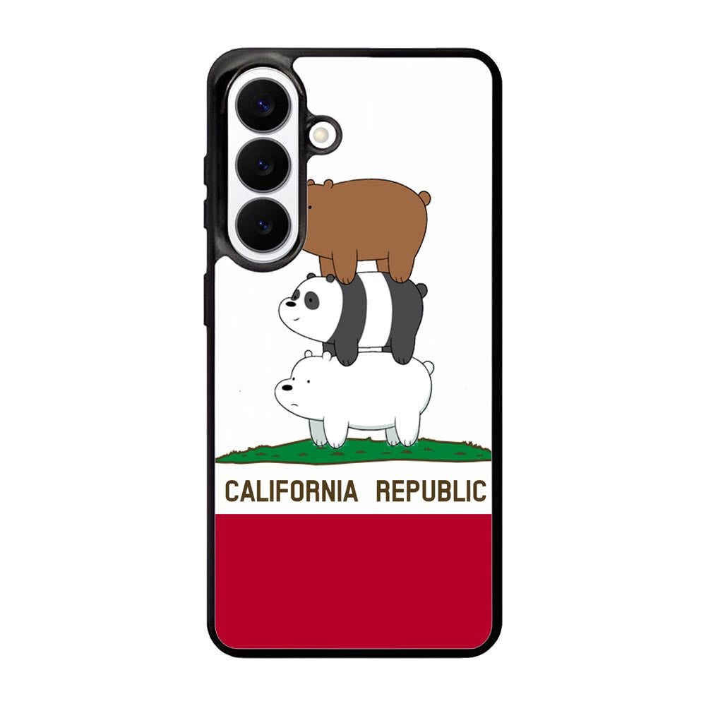 We Bare Bears California Republic Samsung Galaxy S26 Plus Case BC1994