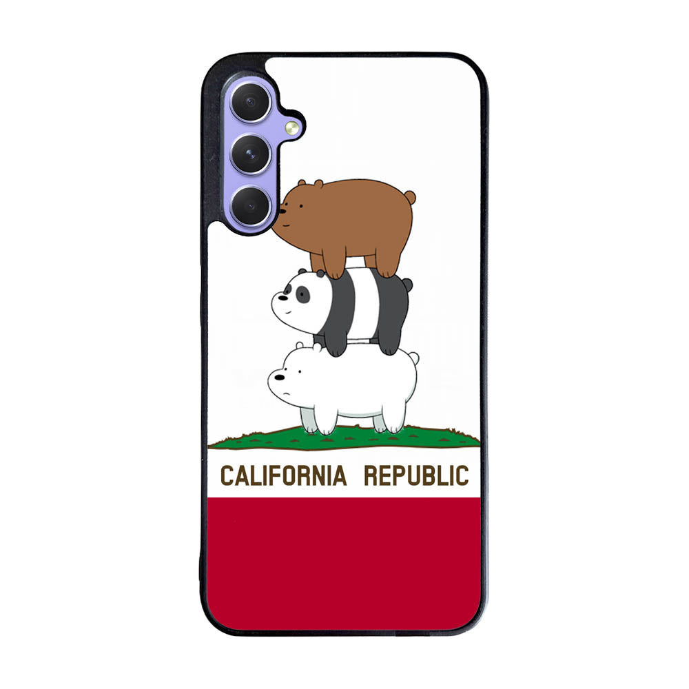 We Bare Bears California Republic Case Samsung Galaxy A35 5G BC1994