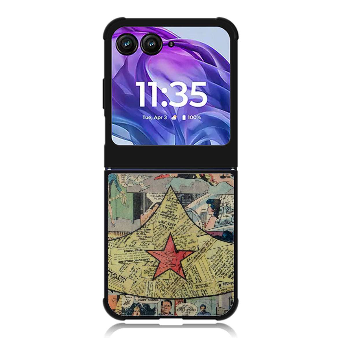 Wonder Woman Collage Motorola Moto Razr Plus 2025/2024 Case, Moto Razr 50 Ultra 5G BC1984