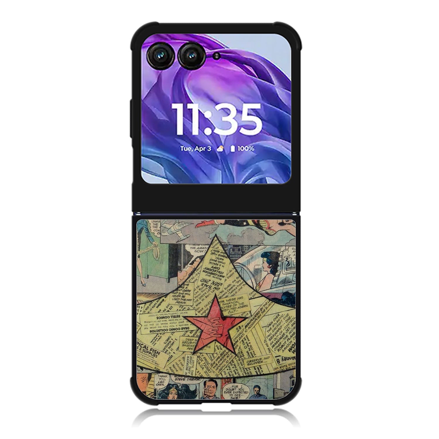 Wonder Woman Collage Motorola Moto Razr 2024 , Moto Razr 50 Case FE1984